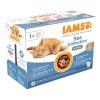 Iams Cat Delights alutasak Sea in gravy Multipack, többféle halas íz, ízletes szószban 12x85g