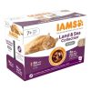 Iams Cat Delights Senior csirke falatkák ízletes szószban, multipack nedves macskatáp 12x85g