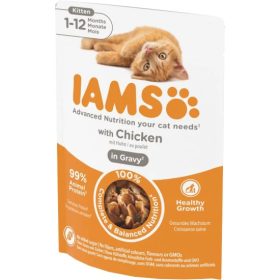 Iams-Delights-Kitten-Csirke-Falatkak-izletes-Szoszban-85g