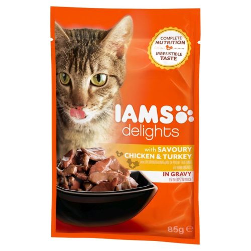 Iams-Cat-Delights-Csirkehus-es-Pulykahus-Szoszban-85gr