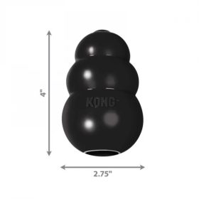 KONG Extrém Harang Fekete Kutyajáték L