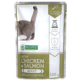   Natures Protection Alutasakos Adult Cat Weight Control Chicken & salmon 100g