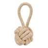 KERBL Csomózott labda kötéllel, 21 cm
