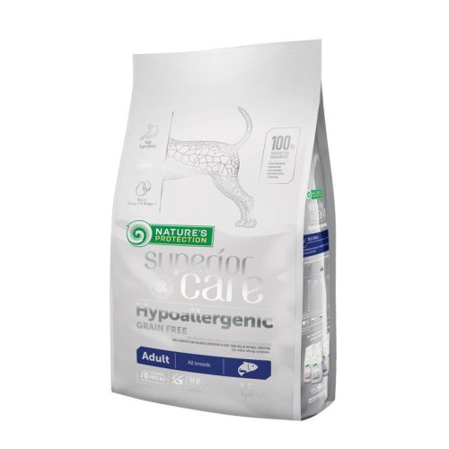Natures Protection SC Dog Adult Hypoallergenic Grain Free Salmon 1,5kg