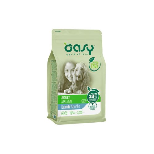 Oasy Dog Lifestage Adult Medium Lamb 12kg