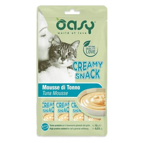 Oasy Cat Creamy Snack Tuna 4x15g