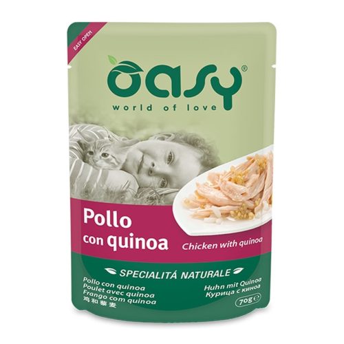 Oasy Cat Alutasak Natural Chicken&Quinoa 70g