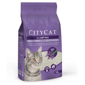   Citycat csomósodó fehér macskaalom levendulás (bentonit ) 10l