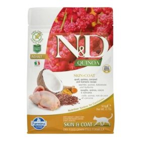 N&D Cat Quinoa Skin&coat Fürj 300g