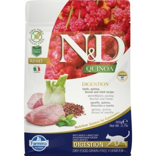N&D Cat Quinoa Digestion Bárány 300g