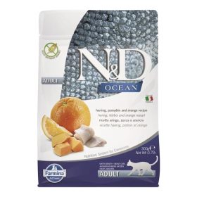 N&D Ocean Cat Hering, sütőtök, narancs Adult 300g