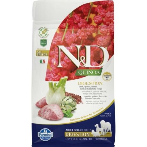 N&D Dog Quinoa Digestion bárány 800g