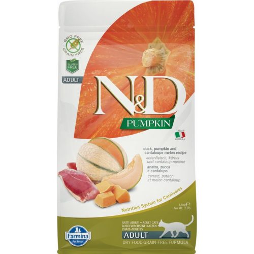 N&D Cat Grain Free Pumpkin Kacsa 1,5kg