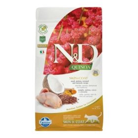 N&D Cat Quinoa Skin&coat Fürj 1,5kg