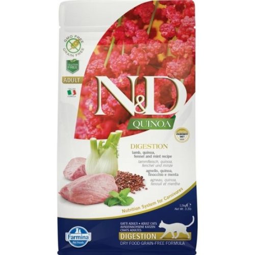 N&D Cat Quinoa Digestion Bárány 1,5kg