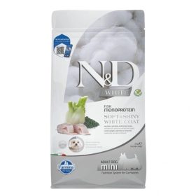   N&D White Dog tengeri sügér, spirulina&édeskömény adult mini 2kg