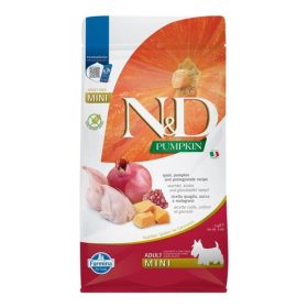 N&D Pumpkin Dog fürj&sütőtök,gránátalma adult mini 2kg
