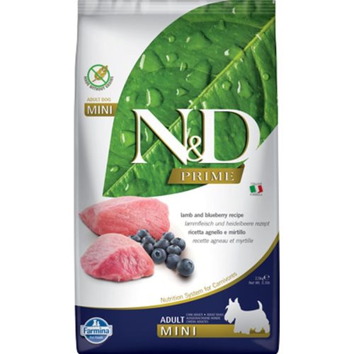 N&D Dog Prime Adult mini bárány&áfonya 2,5kg