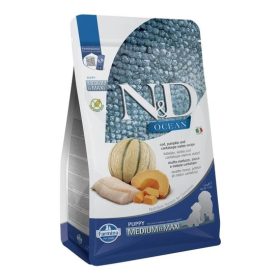   N&D Ocean Dog tőkehal,sütőtök&sárgadinnye Puppy medium/maxi 2,5kg