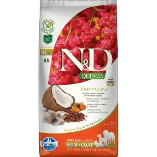N&D Dog Quinoa Skin&Coat Hering 7kg