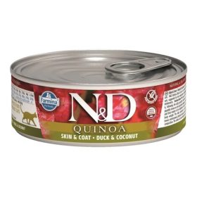 N&D Cat Quinoa konzerv kacsa&kókusz 80g