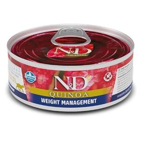 N&D Cat Quinoa konzerv weight management 80g