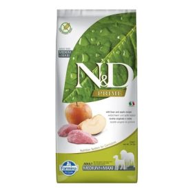   Farmina N&D Dog Prime Grain Free Vaddisznó és Alma Medium&Maxi Adult 12kg
