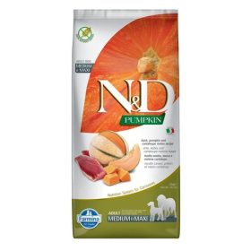   N&D Pumpkin Dog kacsa&sütőtök,sárgadinnye adult medium&maxi 12kg