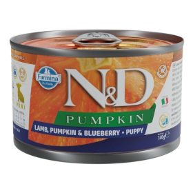   N&D Dog Pumpkin konzerv bárány&áfonya sütőtökkel Puppy mini 140gr