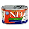 N&D Dog Pumpkin konzerv bárány&áfonya sütőtökkel Puppy mini 140gr