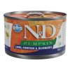 N&D Dog Pumpkin konzerv bárány&áfonya sütőtökkel adult mini 140gr