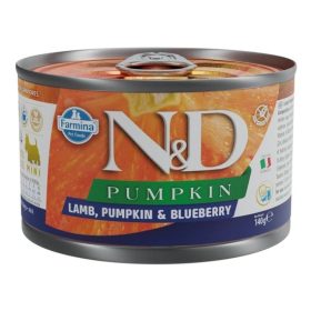   N&D Dog Pumpkin konzerv bárány&áfonya sütőtökkel adult mini 140gr