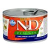 N&D Dog Pumpkin konzerv bárány&áfonya sütőtökkel adult mini 140gr