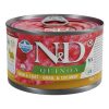 N&D Dog Quinoa konzerv fürj&kókusz adult mini 140g