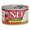 N&D Dog Quinoa konzerv fürj&kókusz adult mini 140g