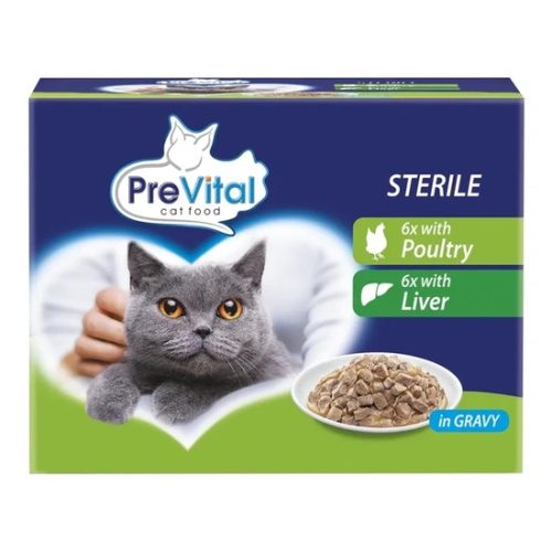Prevital Alutasak Macska 12*100gr Steril