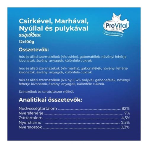 Prevital-Alutasak-Zseles-12X100gr-Vegyes-iz-Eledel-Macskanak