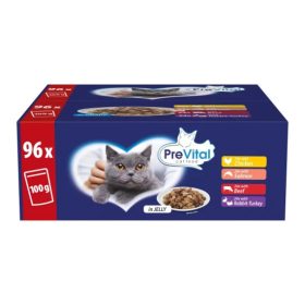 Prevital alutasakos macskaeledel giga box 96x100gr