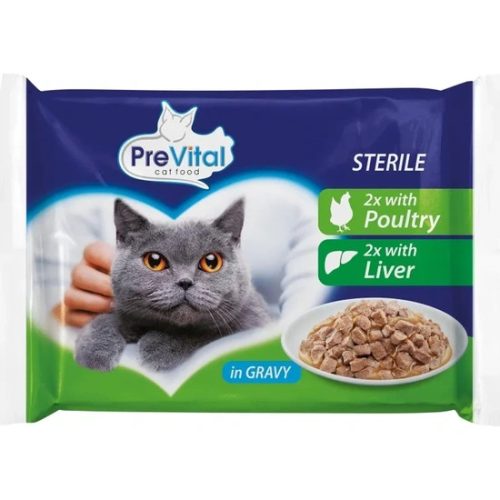 Prevital-Alutasakos-Macskaeledel-Steril-Maj-Baromfi-4X100gr