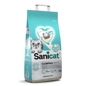   Sanicat macskaalom Clumping White illatment. csom. bentonit 10l