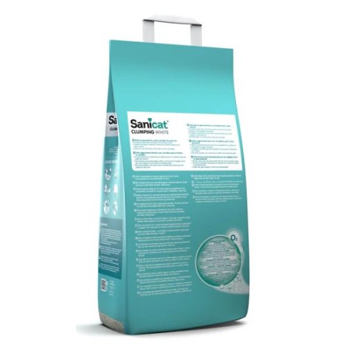Sanicat macskaalom Clumping White illatment. csom. bentonit 10l
