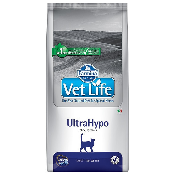Vet Life Natural Diet Cat Ultrahypo 10Kg - 31 990 Ft - kutya