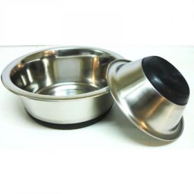   Raintech fém etető-, itatótál, gumitalppal 0,200l / 11,5cm