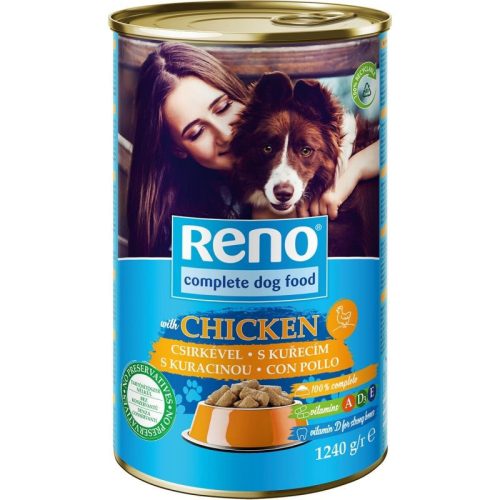 Reno konzerv Kutya csirke 1240gr