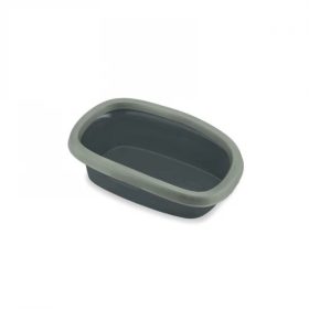   Sprint Macska WC Green Line 43x31x14cm Sötétszürke/szürke