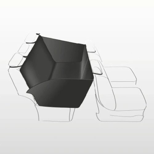 Trixie Védőhuzat autóülésre 1,55x1,3m fekete