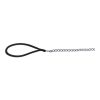Trixie láncos póráz nylon fogóval 1,1m/2mm fekete