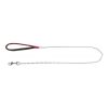 Trixie láncos póráz nylon fogóval 1,1m/2mm piros