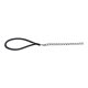 Trixie láncos póráz nylon fogóval 1m/3mm fekete