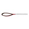 Trixie láncos póráz nylon fogóval 1m/3mm piros